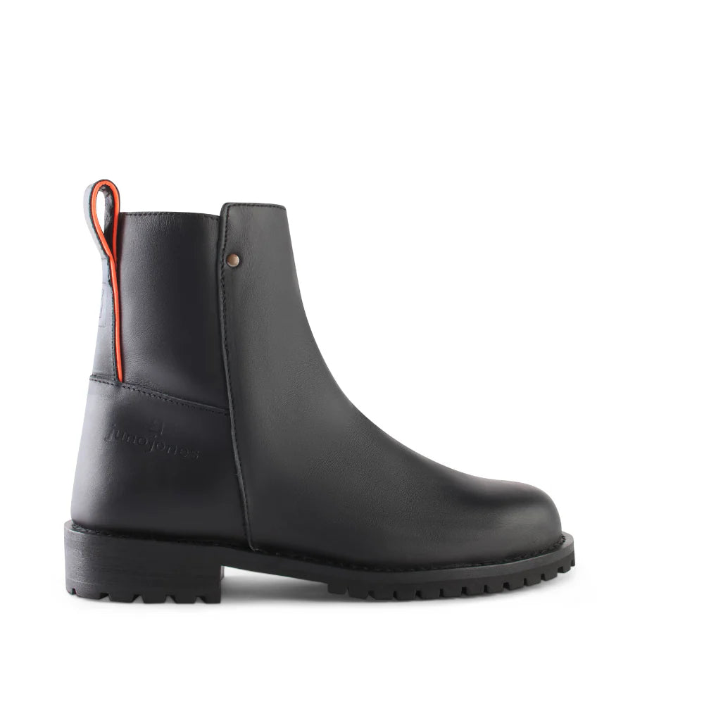 Juno Jones Women's Meti Steel Toe Boots - Raven