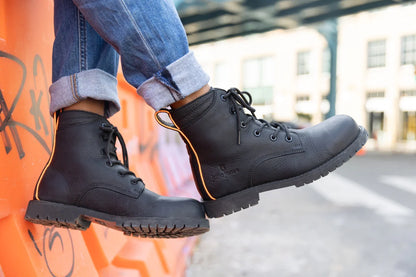 Women's Leeza Composite Toe Boots - Midnight Black