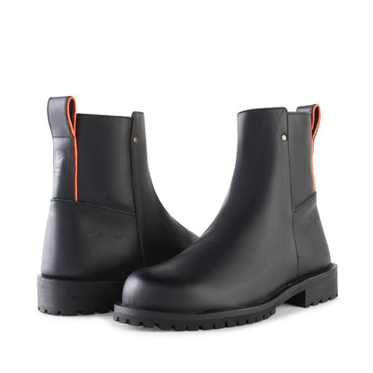 Juno Jones Women's Meti Steel Toe Boots - Raven