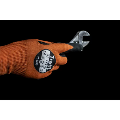 Traffi Women's Safety Gloves MICRODEX NITRILE LXT