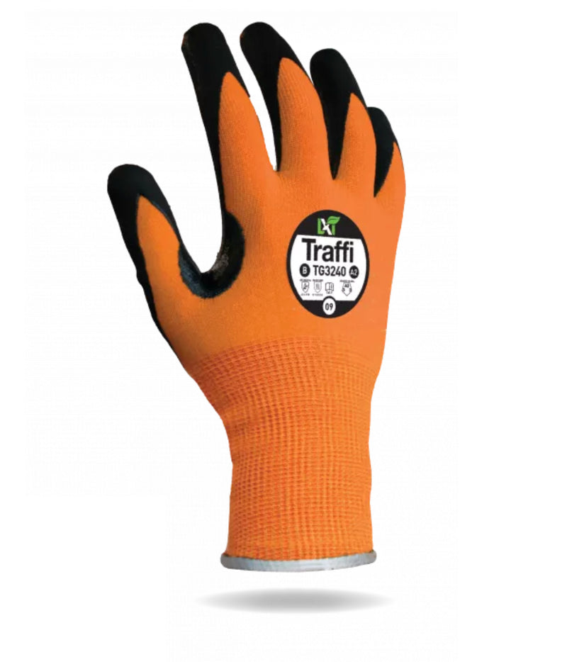 Traffi Women's Safety Gloves MICRODEX NITRILE LXT